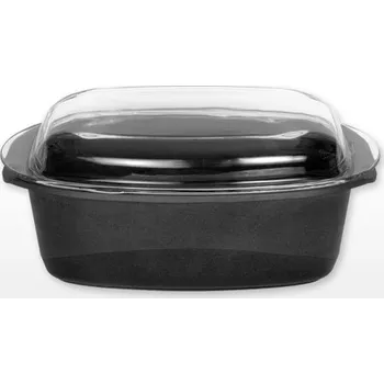 Pánev Titanový pekáč BAF Gigant new line 33x21 + víko sklo