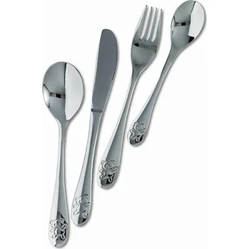 Příbor 4 dílné dětské příbory Teddy medvídek