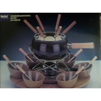 Fondue sada fondue Olive 24 dílů + palivo zdarma
