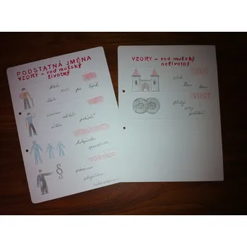 Český jazyk nakladatelství D+H Vzory podstatných jmen - rod mužský