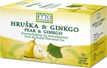 Přípravek na podporu paměti a spánku Fytopharma Ovocno-bylinný čaj Hruška +Ginkgo 20x2g