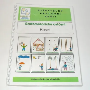 Sešit OSKOLA.cz Grafomotorická cvičení - Klauni