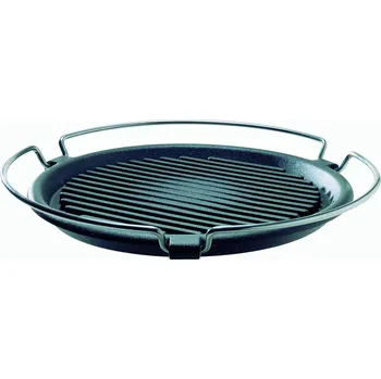 litinová grilovací deska Ilsa průměr 27 cm i na indukci