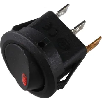 Vývojová deska LED Kolébkový přepínač - Červená dioda