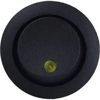 Elektronická součástka LED Kolébkový přepínač - Žlutá dioda