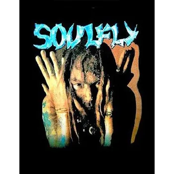 Nášivka nášivka na záda, zádovka Soulfly - Max Cavalera - Omen