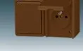 Elektrická zásuvka 3932-20062 H Kombinace přepínače střídavého a zásuvky