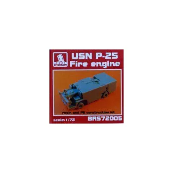 Plastikový model 1/72 USN P-25 Fire engine (resin kit w/ PE)