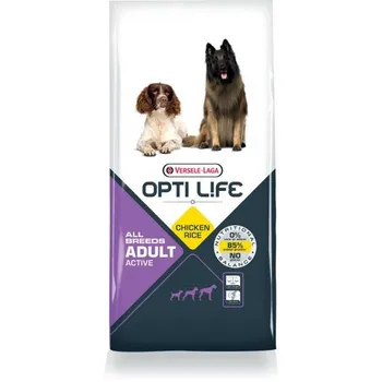 Krmivo pro psa Versele - Laga Opti Life Adult Active Chicken 12,5 kg
